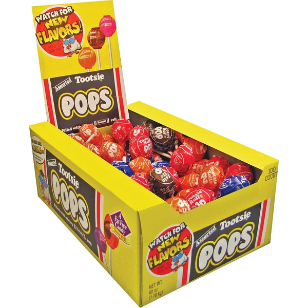 Tootsie roll pops 100ct Avaza Candy