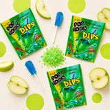 Pop Rocks Dips Sour Green Apple 18 count case