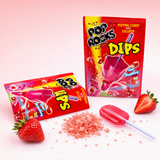 Pop Rocks Dips Strawberry candy stick and popping powder