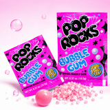 Pop Rocks Bubble Gum popping candy packets