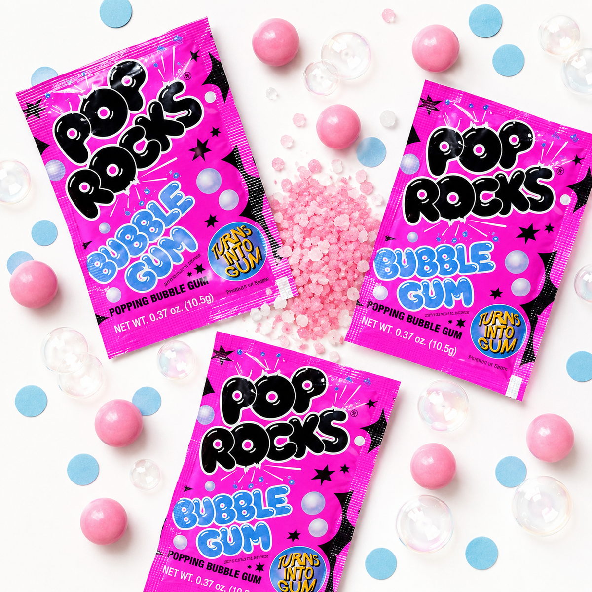 Pop Rocks Bubble Gum 24 count case
