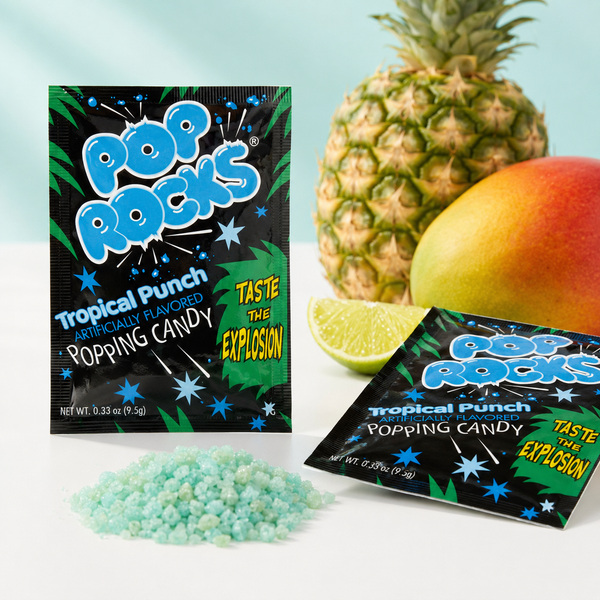 Pop Rocks Tropical Punch popping candy packets
