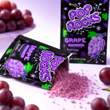 Grape Pop Rocks poured from the packet