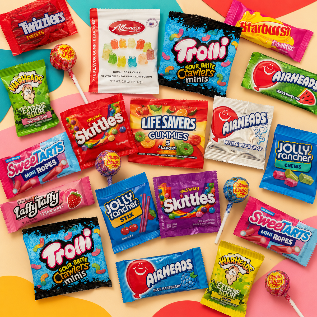 Bulk bag of assorted party candy