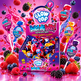 Charms Bursting Berry Blow Pops 48 count box