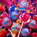 Pile of Bursting Berry Blow Pops in wrappers