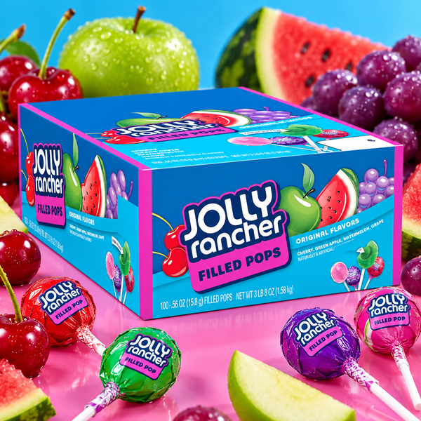 Jolly Rancher Lollipops 100 count bulk bag of assorted flavors
