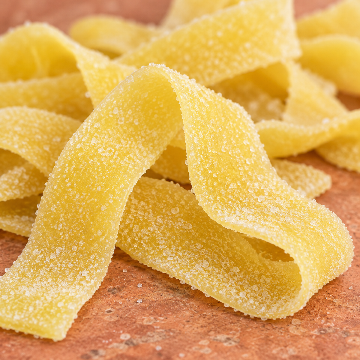 Mango Sour Belts sold by the pound at Avaza Candy, mango sour belt candy