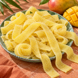 Pile of mango sour candy belts for parties and candy buffets