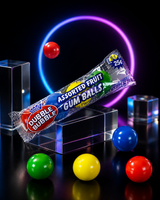 Dubble Bubble Assorted Fruit Flavored Gumballs 36 ct.