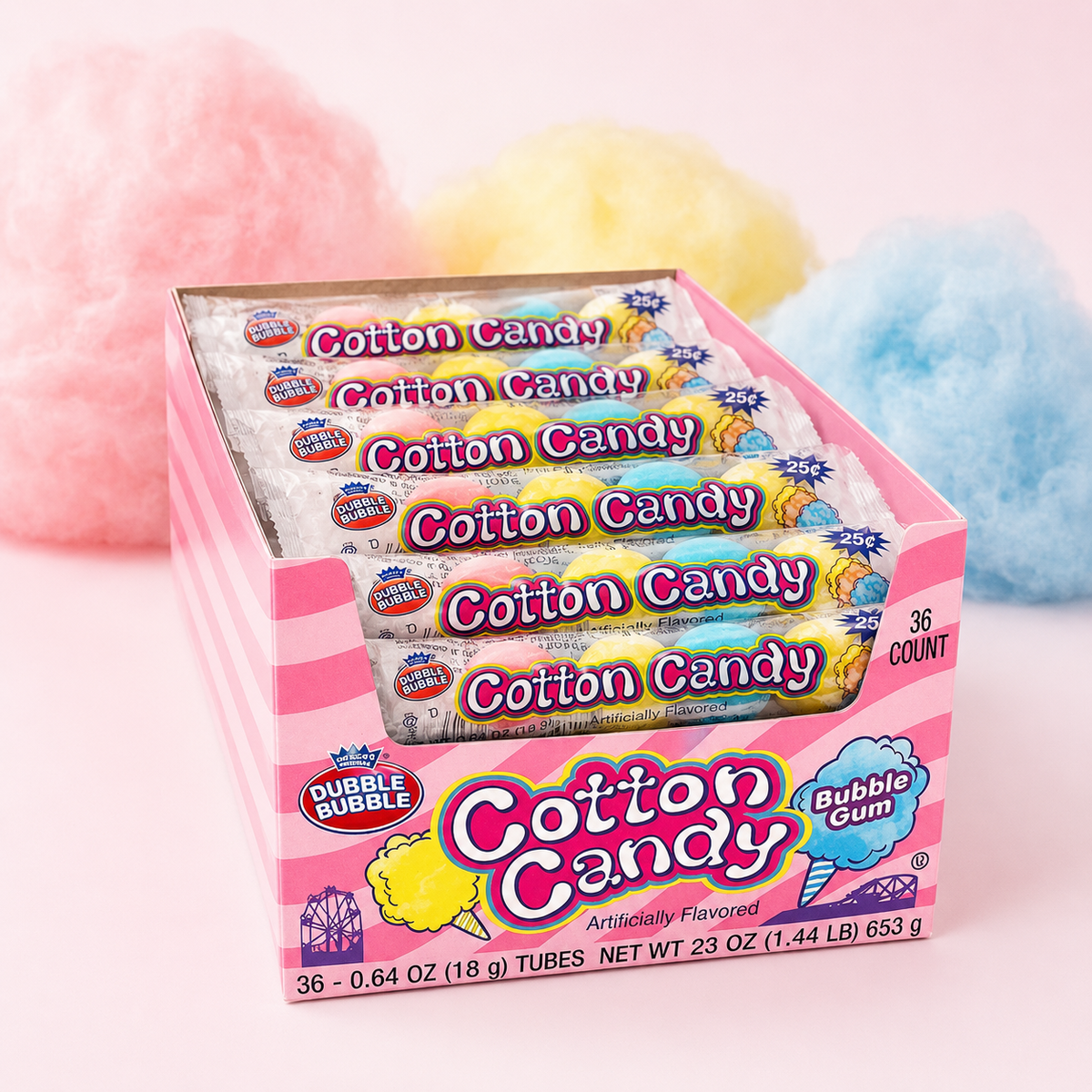 Dubble Bubble Cotton Candy 36 ct.