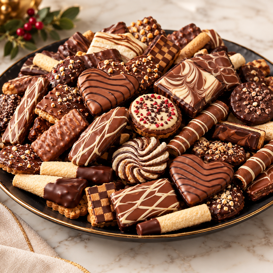 Belgian Chocolate Cookies Assortment
