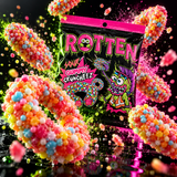 Pile of Rotten Sour Gummy Candy pieces