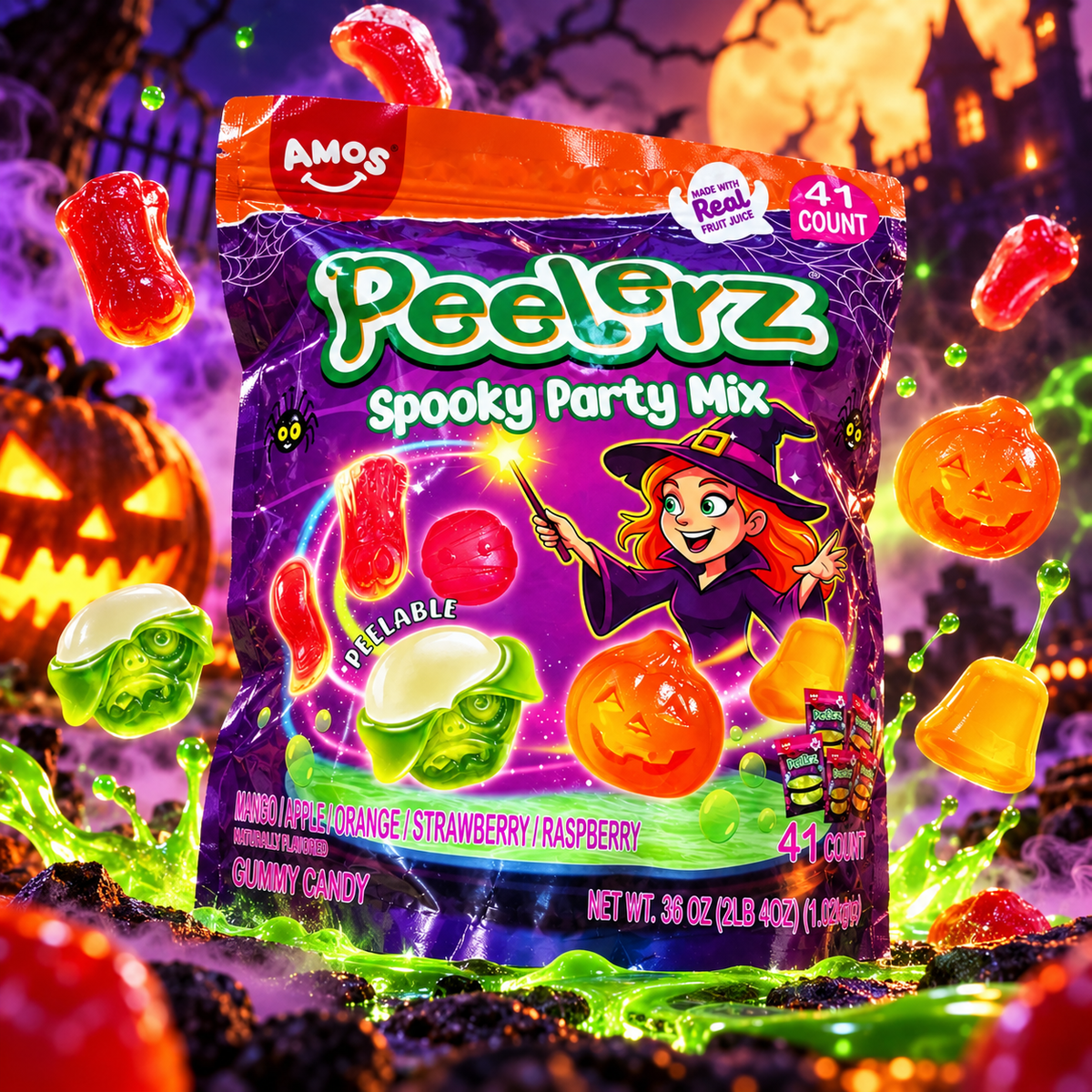 Peelerz Halloween Party Mix 41 count bag