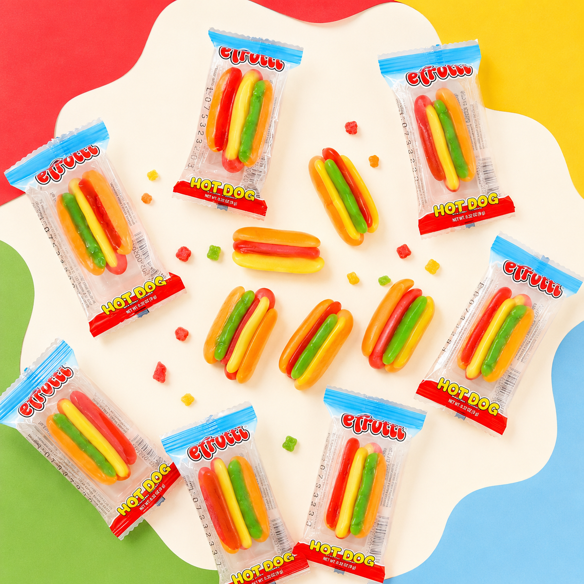 Efrutti Gummy Hot Dogs 60 ct.