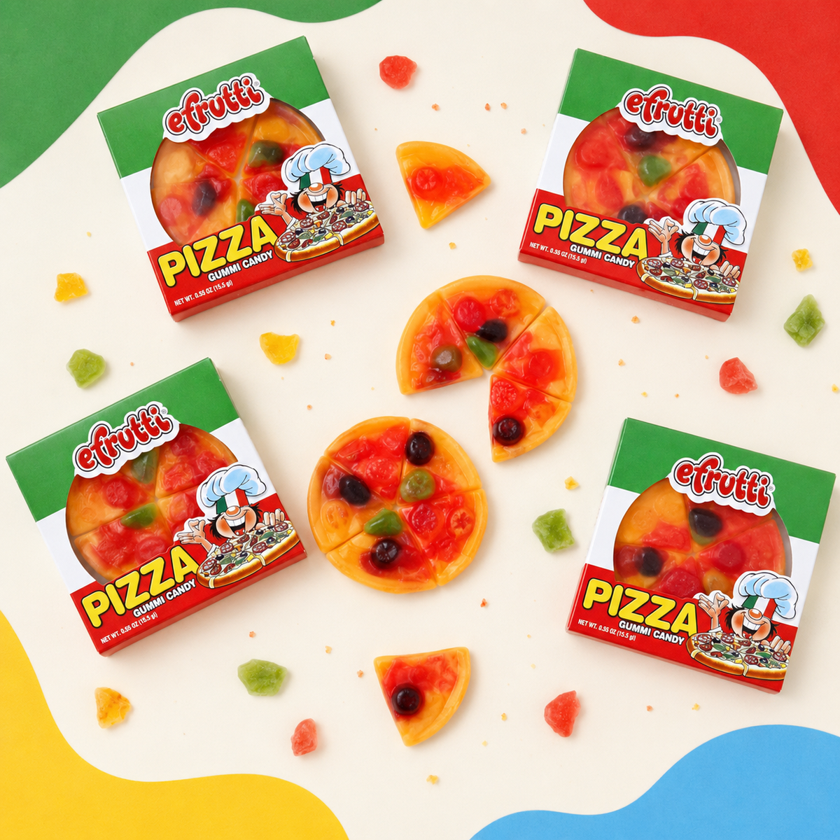 Efrutti Gummy Pizza 48 ct.