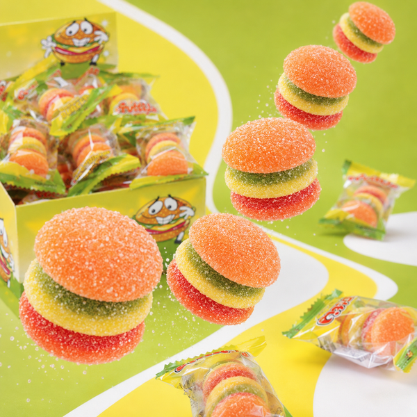 Efrutti Sour Gummy Burgers 60 ct.