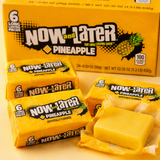 Now and Later Pineapple taffy candy bars, 24 count