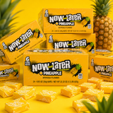 Now and Later Pineapple taffy candy bars, 24 count