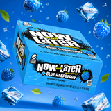Now and Later Blue Raspberry taffy candy bars, 24 count