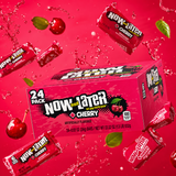 Now and Later Cherry taffy candy bars, 24 count