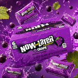 Now and Later Grape taffy candy bars, 24 count