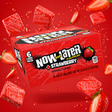 Now and Later Strawberry taffy candy bars, 24 count