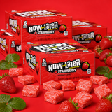 Now and Later Strawberry taffy candy bars, 24 count