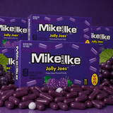 Mike and Ike Jolly Joes grape chewy candy theater boxes, 24 count