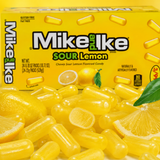 Mike and Ike Sour Lemon chewy fruit candy theater boxes, 24 count