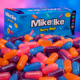 Mike and Ike Berry Blast chewy fruit candy theater boxes, 24 count