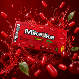 Mike and Ike Cherry chewy fruit candy theater boxes, 24 count