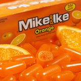 Mike and Ike Orange chewy fruit candy theater boxes, 24 count