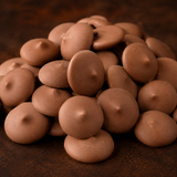 Milk chocolate melting wafers in bulk bag