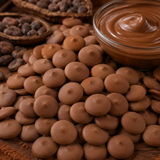 Milk chocolate melting wafers in bulk bag