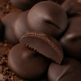 Dark chocolate melting wafers in bulk bag