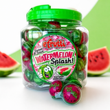Sweet and sour watermelon liquid-filled gummy candy