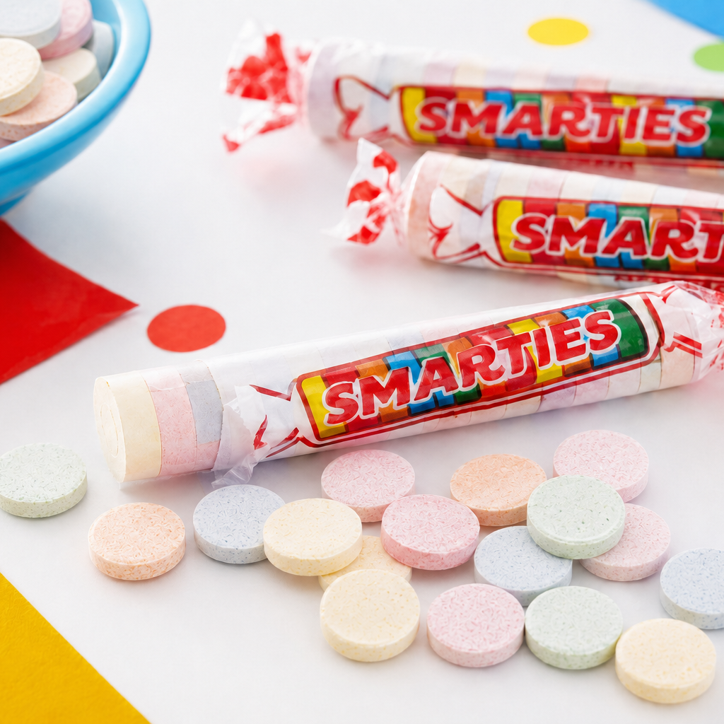 Smarties Candy Rolls – Sweet & Tangy Classic