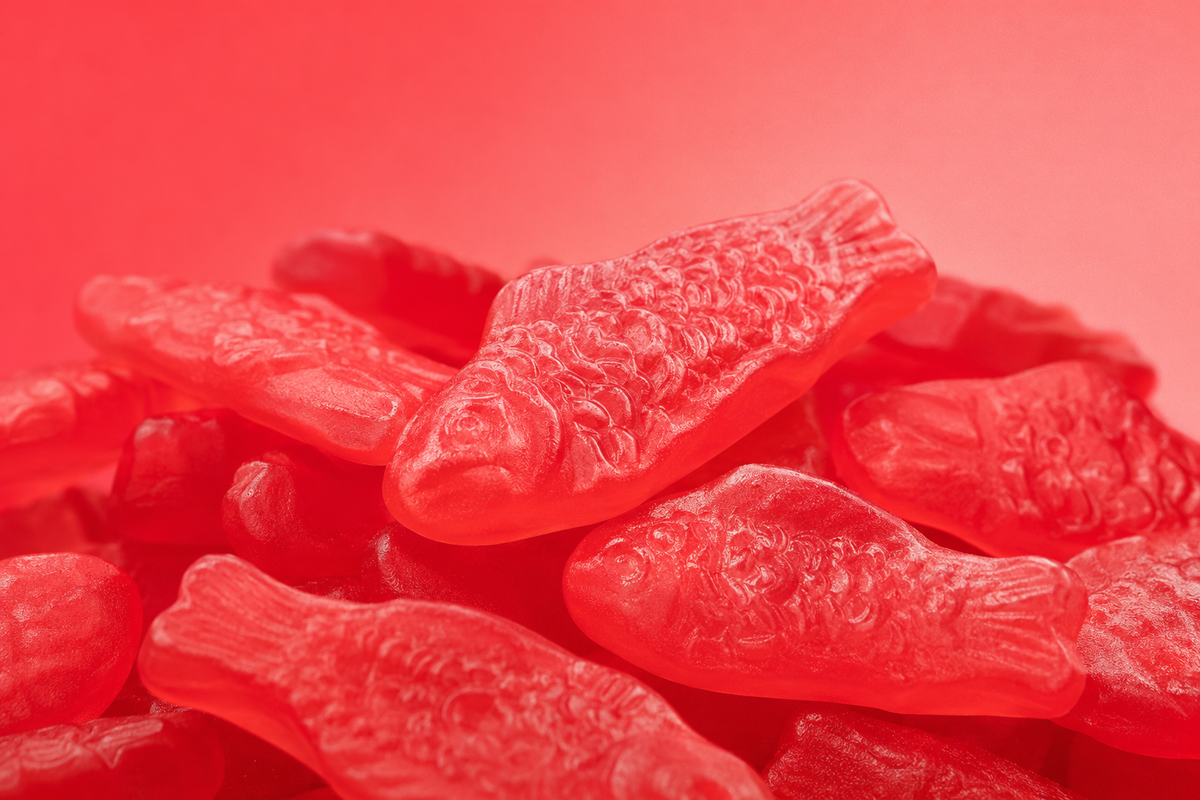 Swedish Fish – Chewy Red Gummy Candy