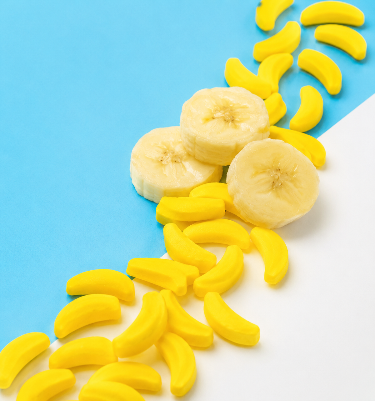 Banana Hard Candy – Retro Yellow Bananas