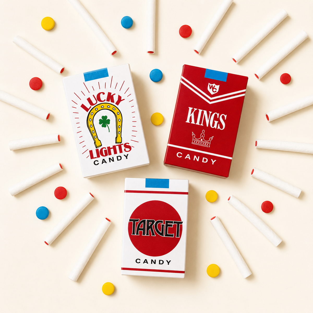 Candy Cigarettes – Retro Novelty Candy Sticks