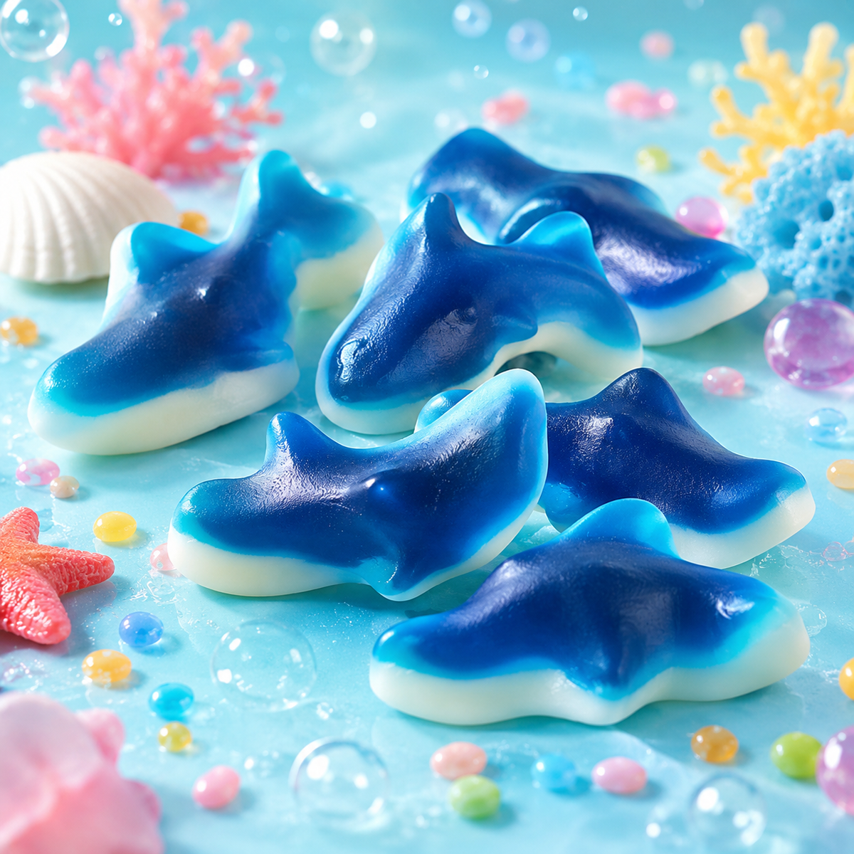 Gummy Blue Sharks – Fruity Shark Gummies