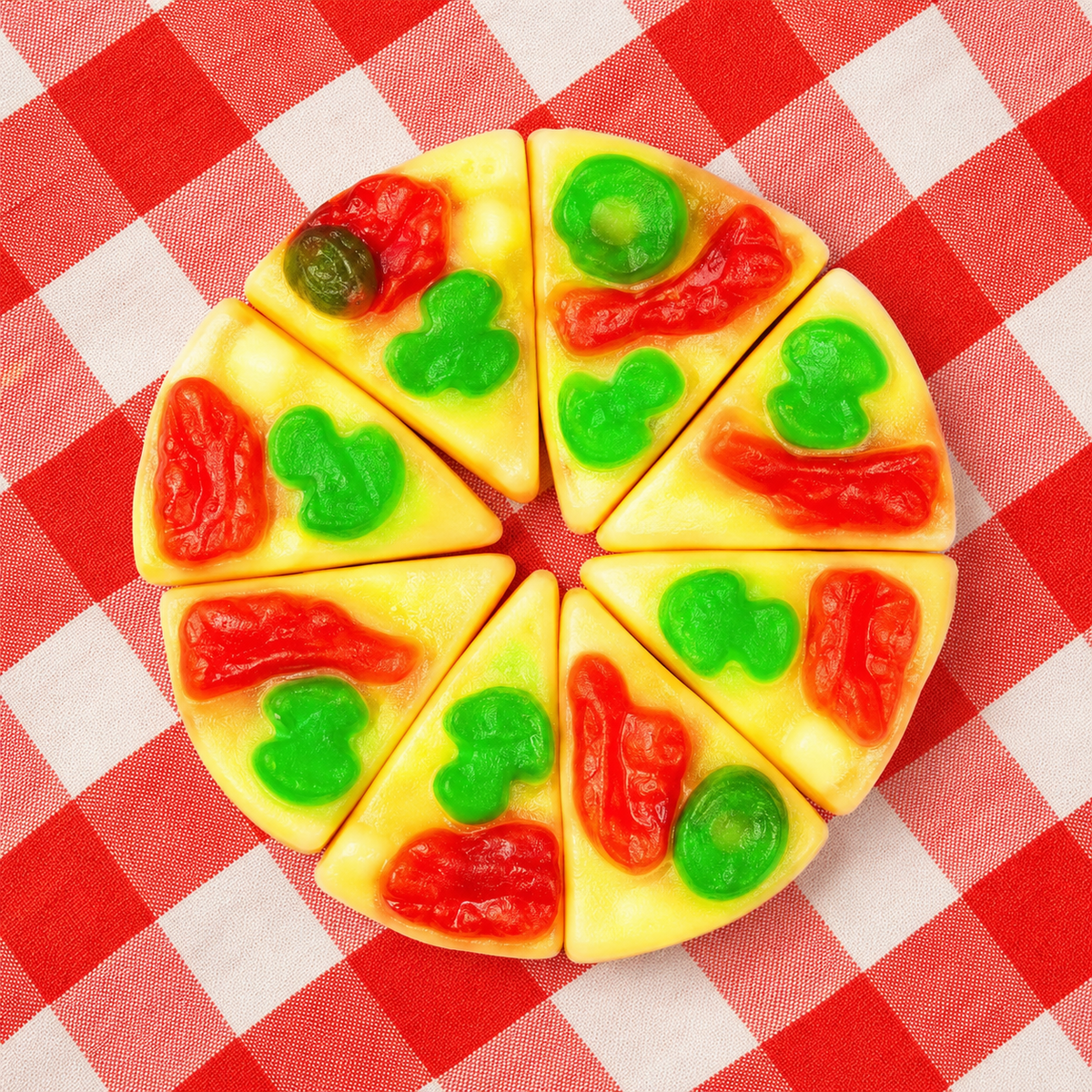 Gummy Pizza Slices – Fruity Gummy Candy