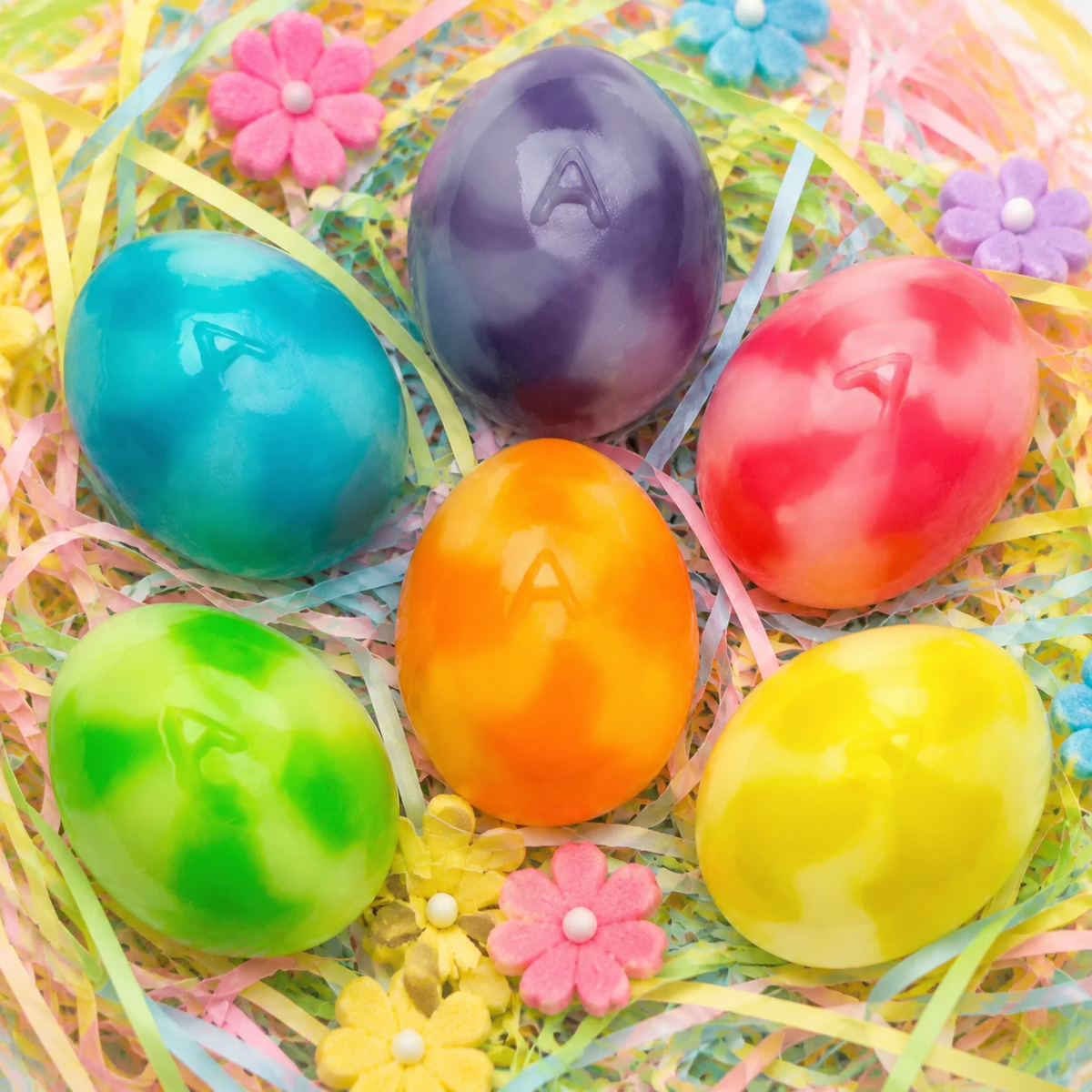 Funny fried egg shaped gummy candy