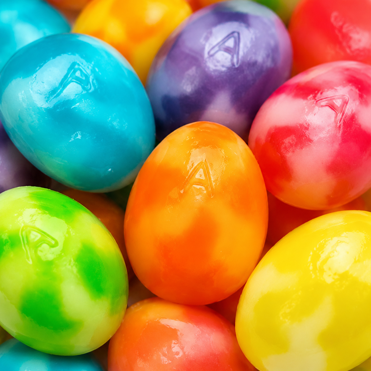 Funny fried egg shaped gummy candy