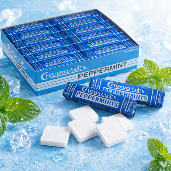 Choward's peppermint mints retro packs, 24 count