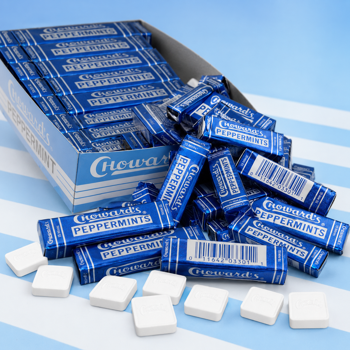 Choward's peppermint mints retro packs, 24 count
