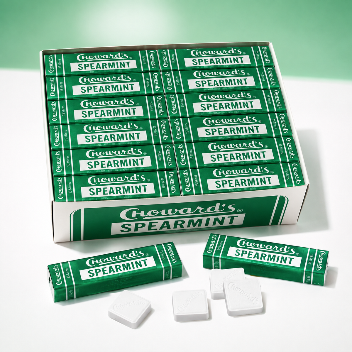 Choward's spearmint mints retro packs, 24 count
