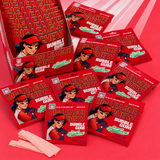 Big League Chew Strawberry shredded bubble gum pouches, 12 count