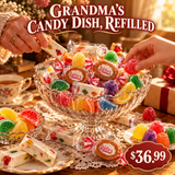 Vanilla caramel creams, Boston fruit slices and spice drops